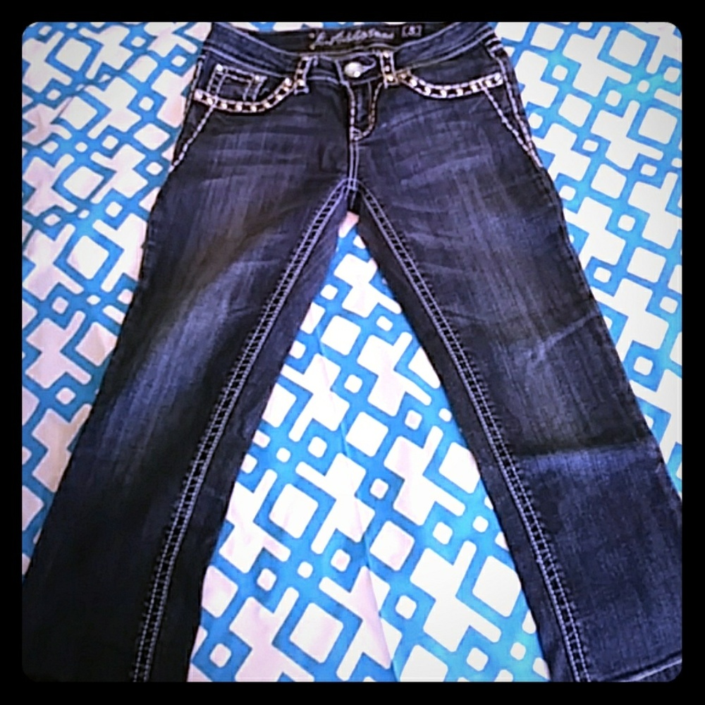 LAidol usa Cropped Jeans